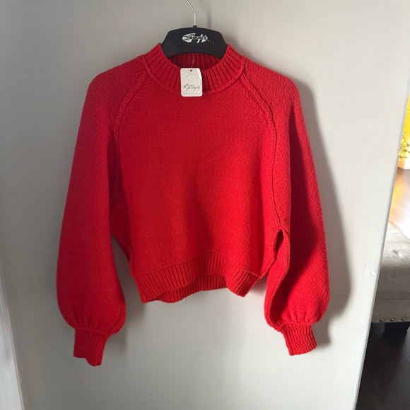 NWT Free People Riley Pullover Sweater - Picture 3 of 5